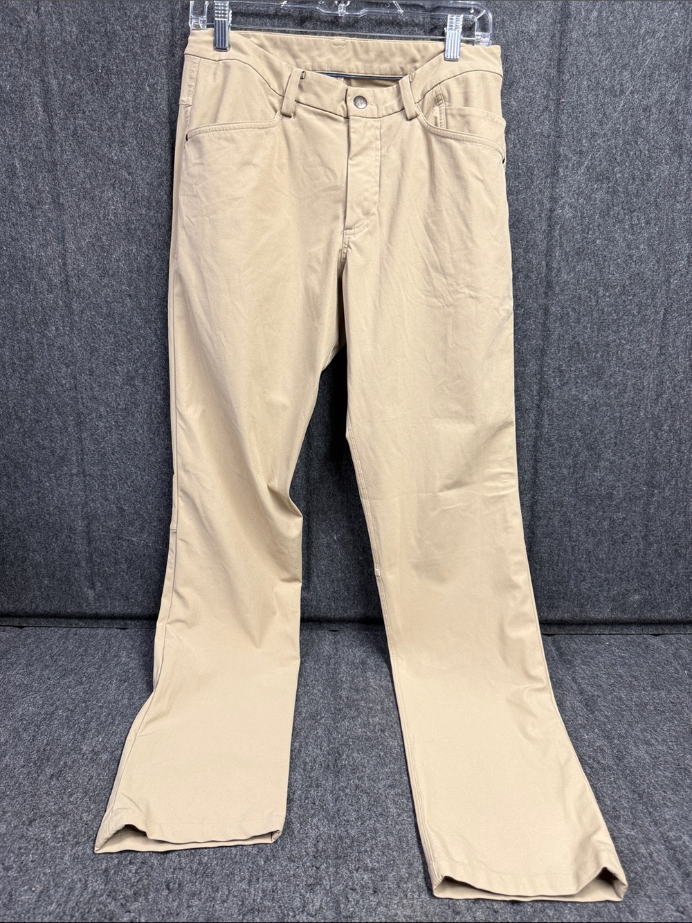 lululemon athletica Beige Stretch Straight-Leg Chinos - Picture 1 of 8